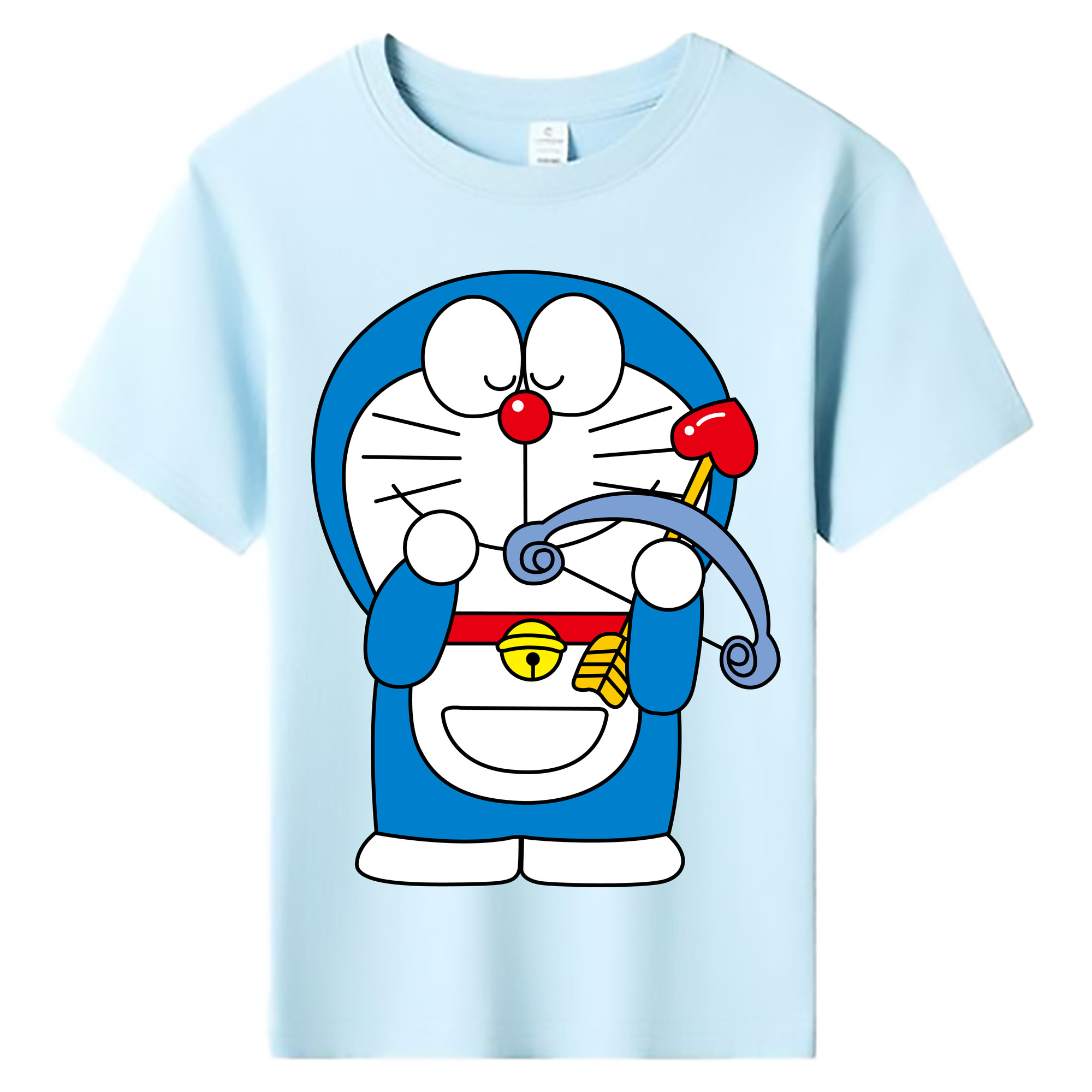 （画像用） ドラえもん Doraemon 綿100％キッズTシャツ（フロントプリント）
